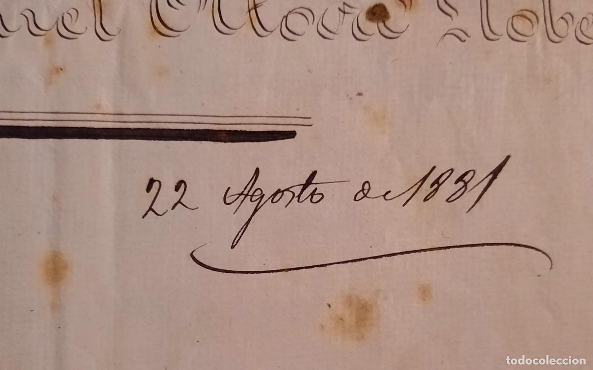 Documentos antiguos: Escritura notarial 1881 completamente manuscrita - Foto 2