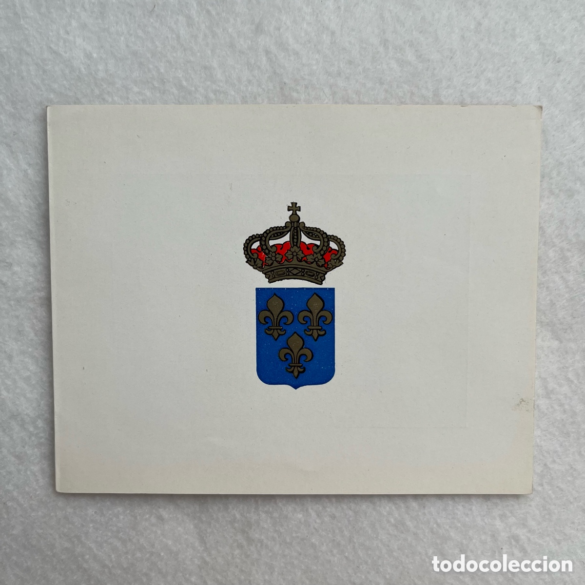 Documentos antiguos: FELICITACI&Oacute;N DE NAVIDAD DE LA CASA REAL / ESPA&Ntilde;A - Foto 3