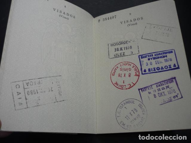 Documentos antiguos: PASAPORTE ESPA&Ntilde;A 1977 - Foto 6