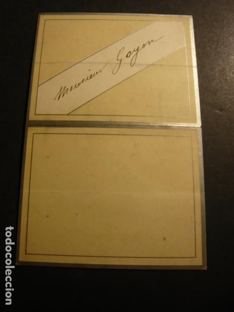 Documentos antiguos: ANTIGUO MENU MINUTA SIGLO XIX - Foto 2