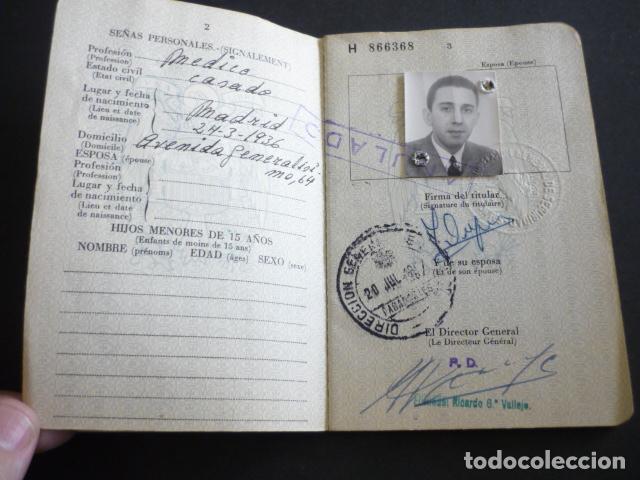 Documentos antiguos: PASAPORTE ESPA&Ntilde;A 1969 - Foto 3