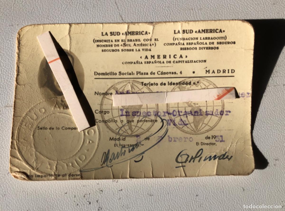 Documentos antiguos: CARNET LA SUD AMERICA. 1951 - Foto 1
