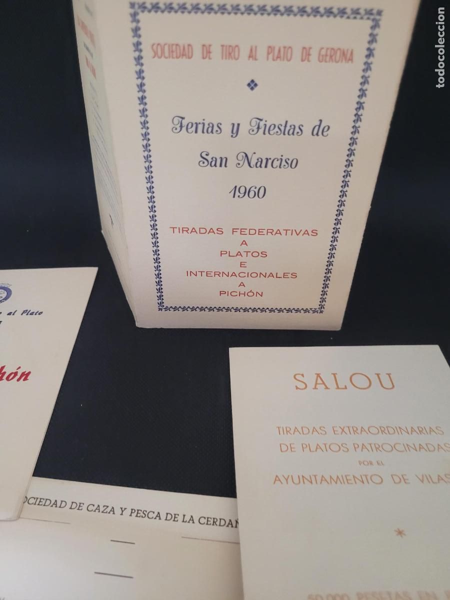 Documentos antiguos: programas tiro de pichon y similares - Foto 2