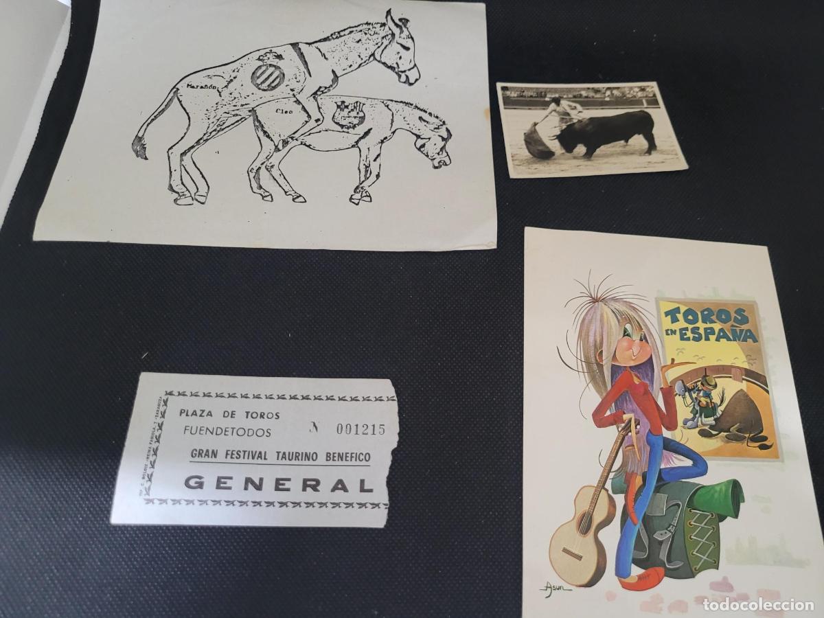 Documentos antiguos: varios tematica taurina toros - Foto 1
