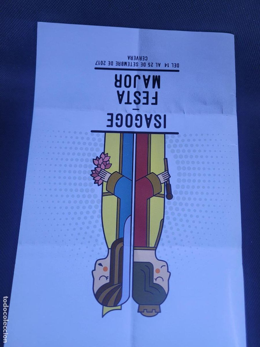 Documentos antiguos: Programa Festa Major de Cervera - Foto 1