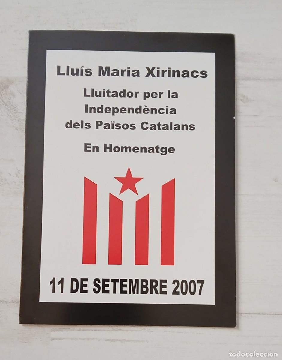 Documentos antiguos: Recordatori de Llu&iacute;s Maria Xirinacs - Foto 1