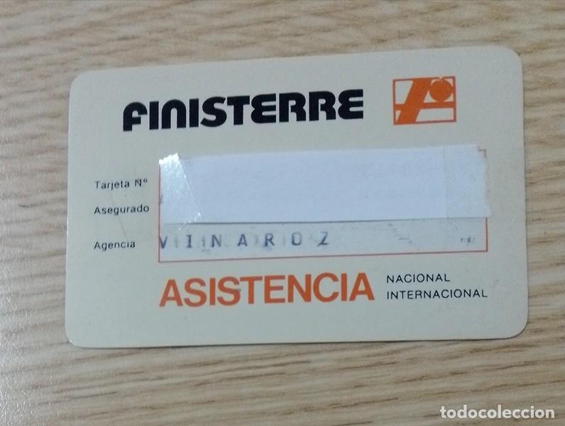 Documentos antiguos: Tarjeta Finisterre asistencia - Foto 1