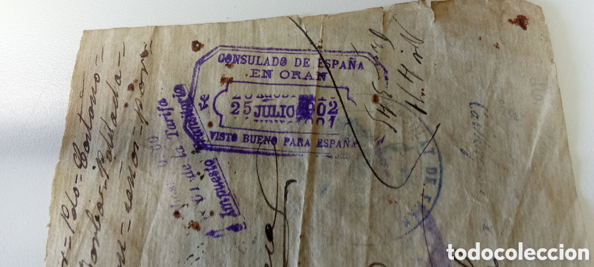 Documentos antiguos: Celula personal espa&ntilde;ola de 1902 - Foto 5