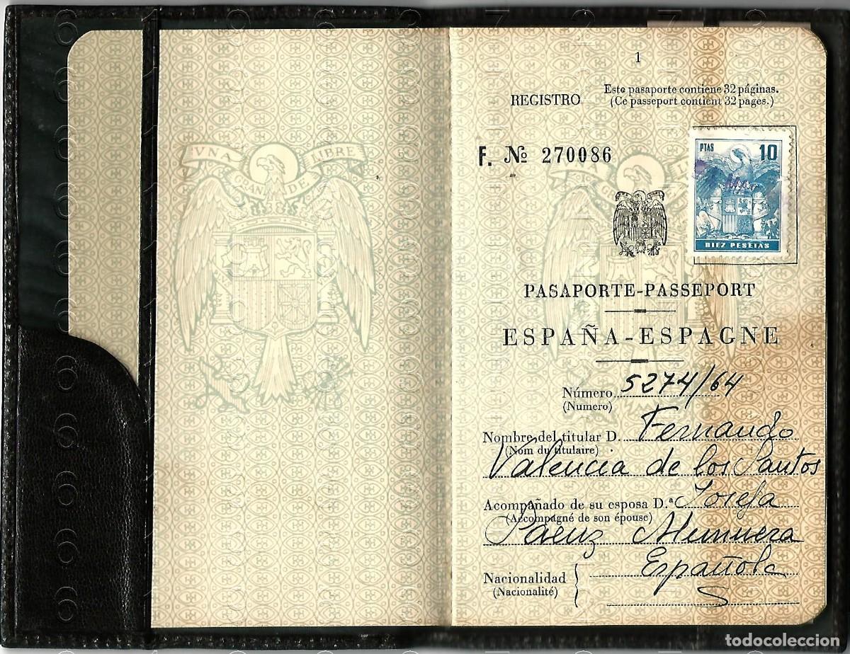 Documentos antiguos: SEVILLA PASAPORTE ANTIGUO U94 - Foto 3