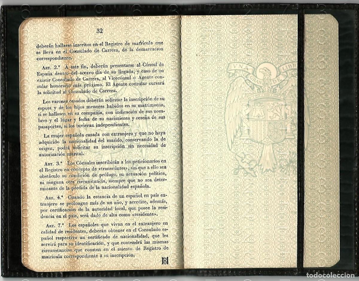 Documentos antiguos: SEVILLA PASAPORTE ANTIGUO U94 - Foto 8
