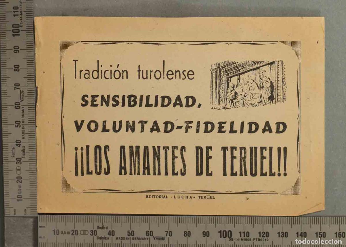 Documentos antiguos: PASQUIN. TRADICION TUROLENSE. LOS AMANTES DE TERUEL - Foto 1