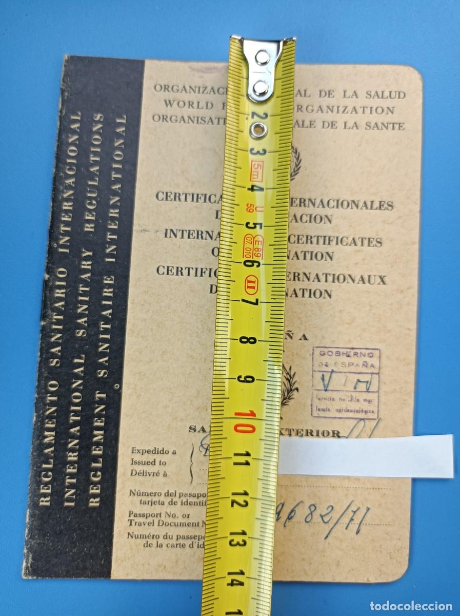 Documentos antiguos: CERTIFICADOS INTERNACIONALES DE VACUNACI&Oacute;N 1979 - Foto 5