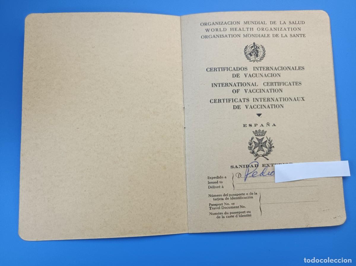 Documentos antiguos: CERTIFICADOS INTERNACIONALES DE VACUNACI&Oacute;N 1979 - Foto 6