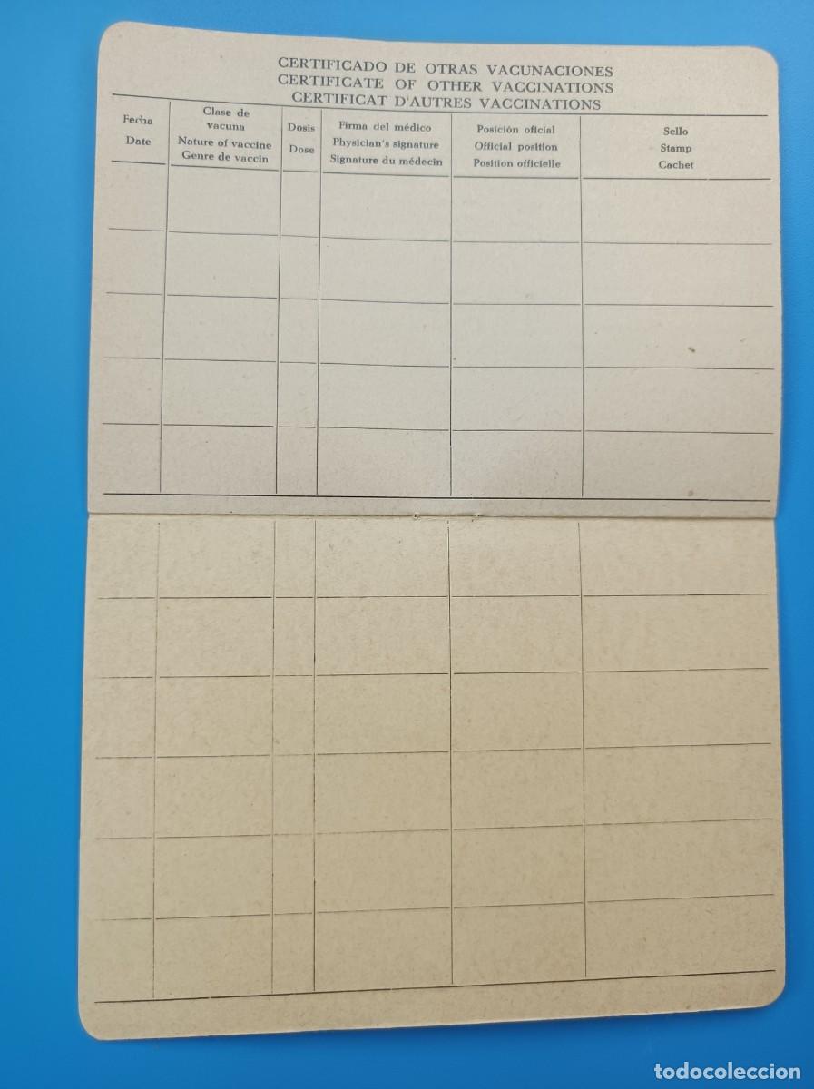 Documentos antiguos: CERTIFICADOS INTERNACIONALES DE VACUNACI&Oacute;N 1979 - Foto 10