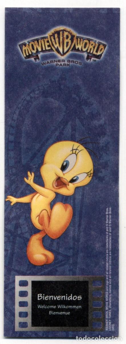 Documentos antiguos: BILLETE DE ENTRADA JUNIOR WARNER BROS PARK MADRID 2004 - Foto 1