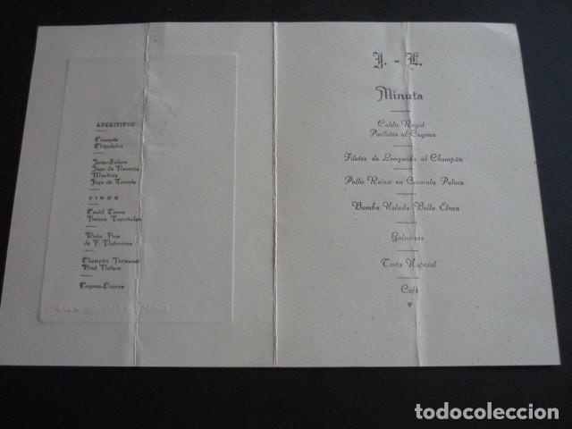 Documentos antiguos: MENU PALACE HOTEL MADRID 1963 - Foto 2