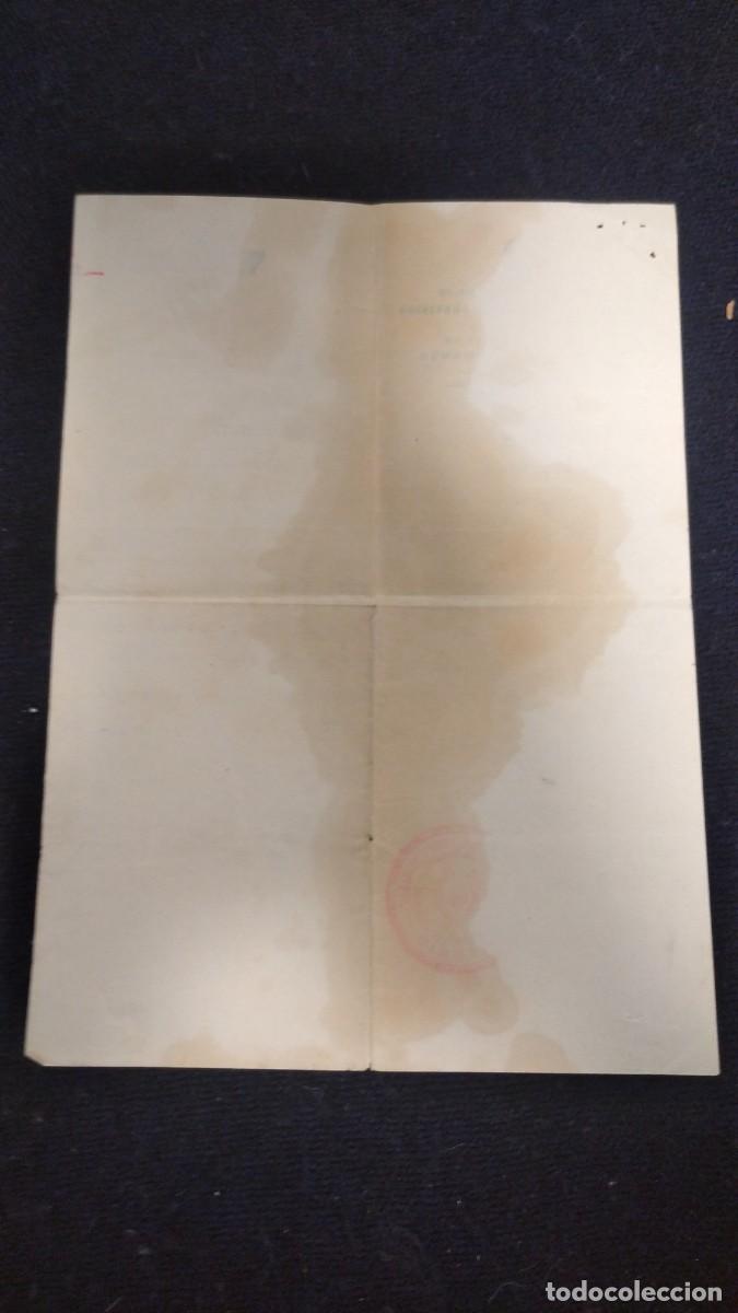 Documentos antiguos: Antiguo documento Instituto nacional previsi&oacute;n 1951. - Foto 2