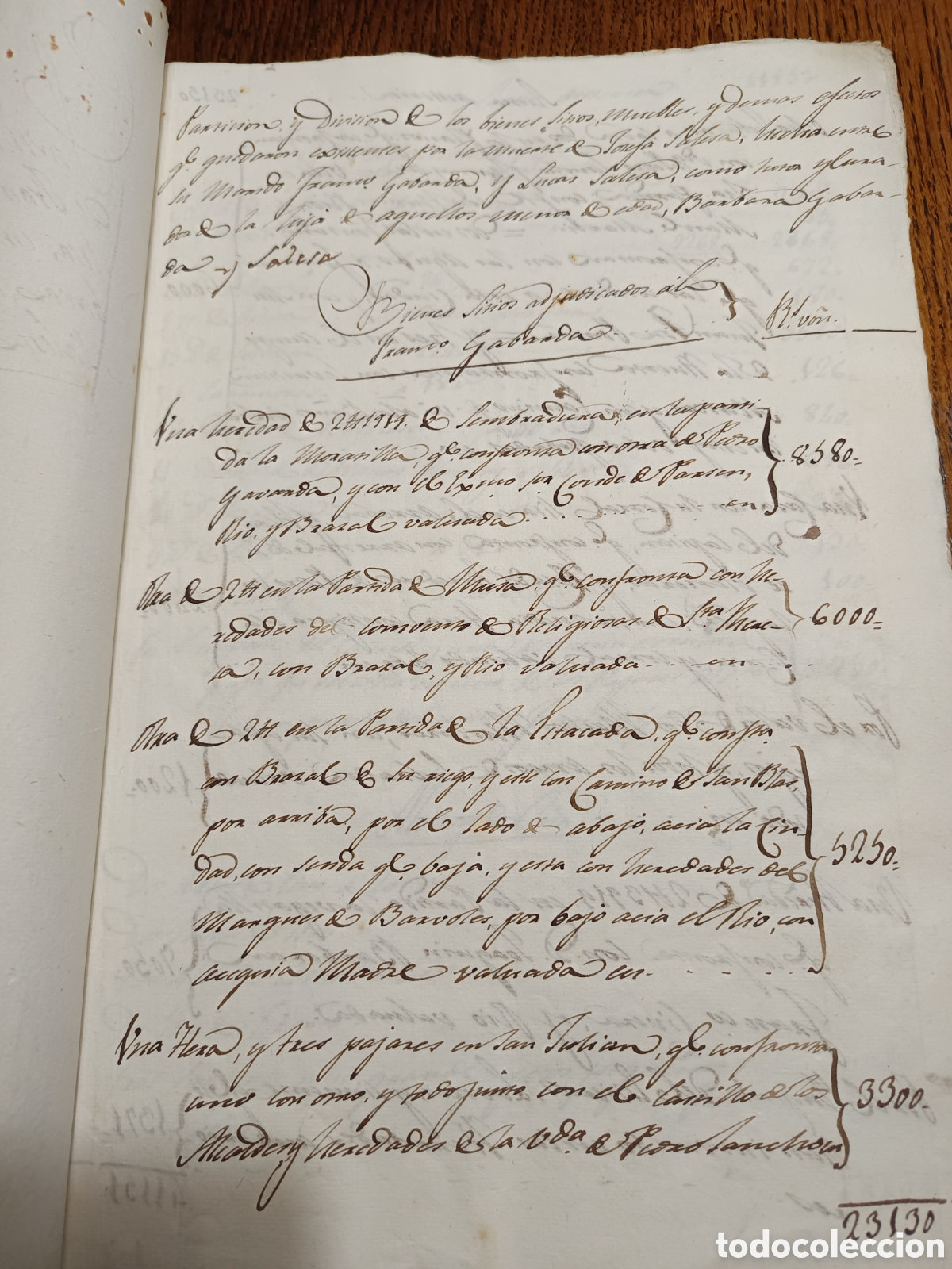 Documentos antiguos: Documento notarial. tres manuscritos siglos XVIII - XIX - Foto 4