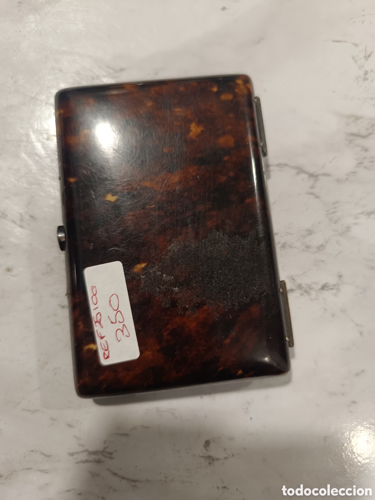 Documentos antiguos: Carnet de baile de carey y nacar y plata - Foto 2