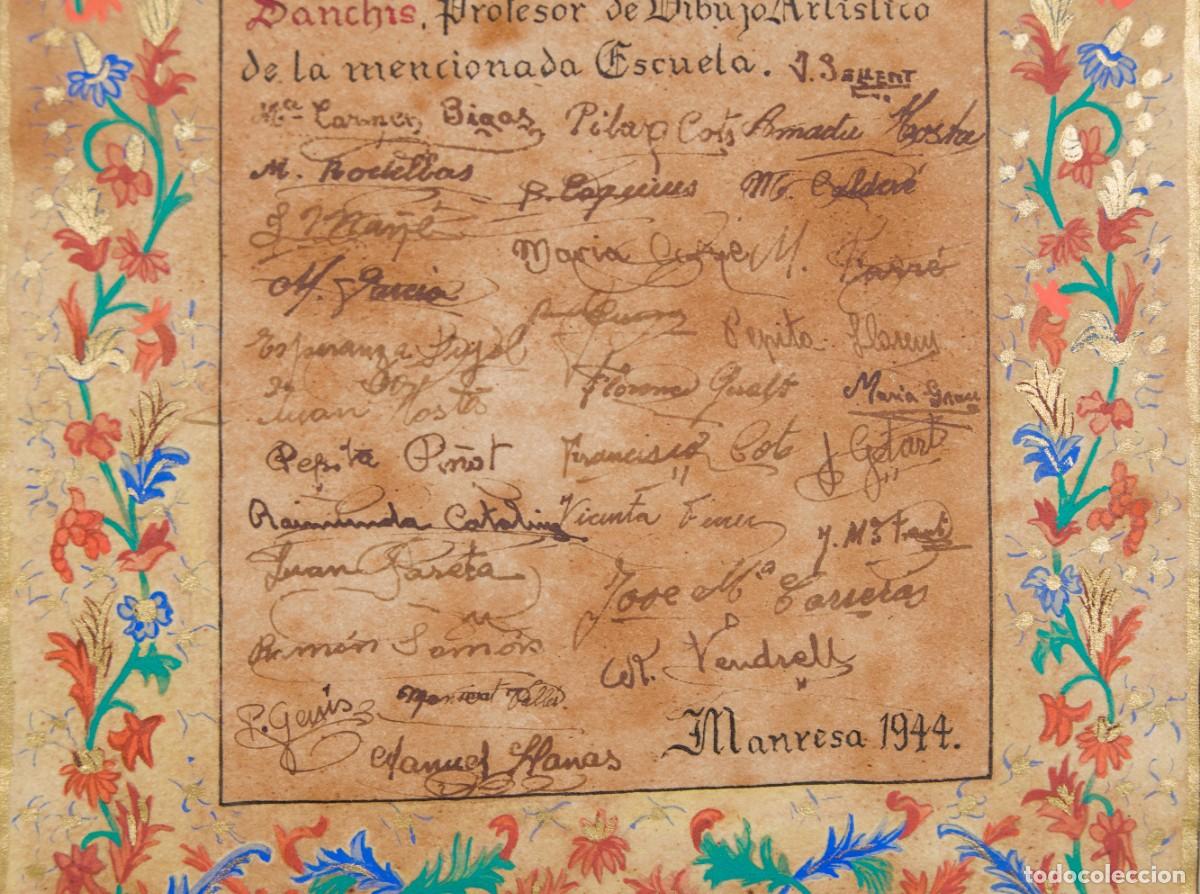 Documentos antiguos: BERNARDO ESQUIUS: TRIBUTO AL MAESTRO | DOCUMENTO HIST&Oacute;RICO 1944 - Foto 5