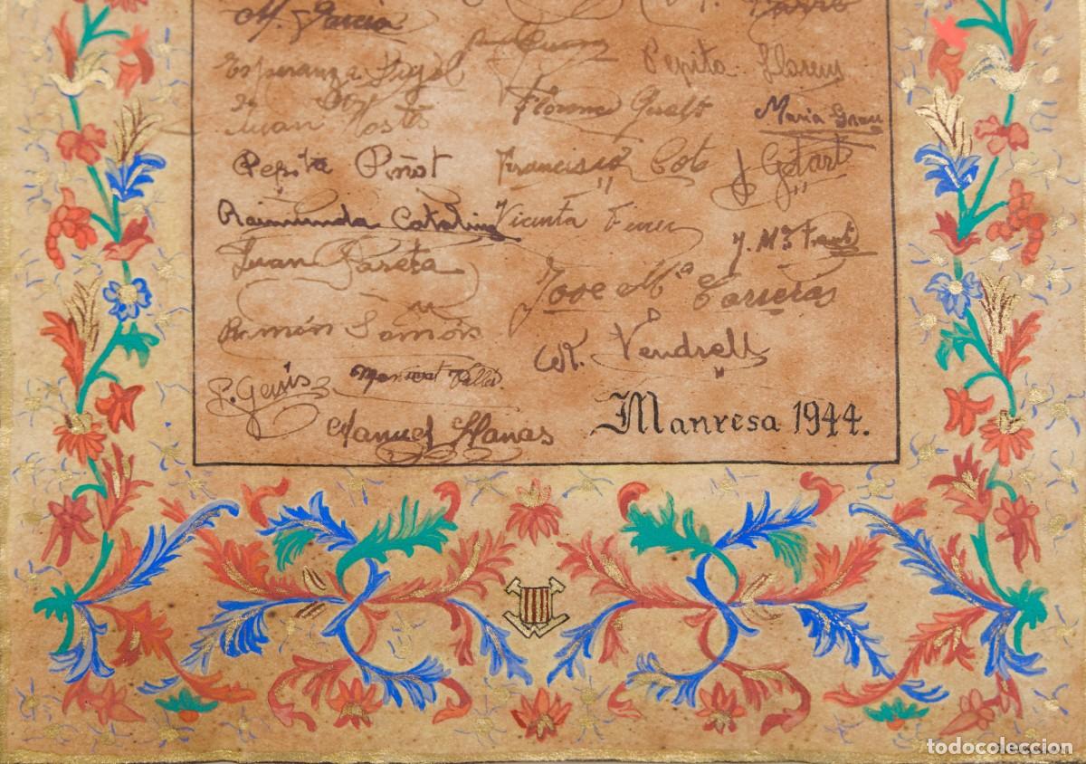 Documentos antiguos: BERNARDO ESQUIUS: TRIBUTO AL MAESTRO | DOCUMENTO HIST&Oacute;RICO 1944 - Foto 6