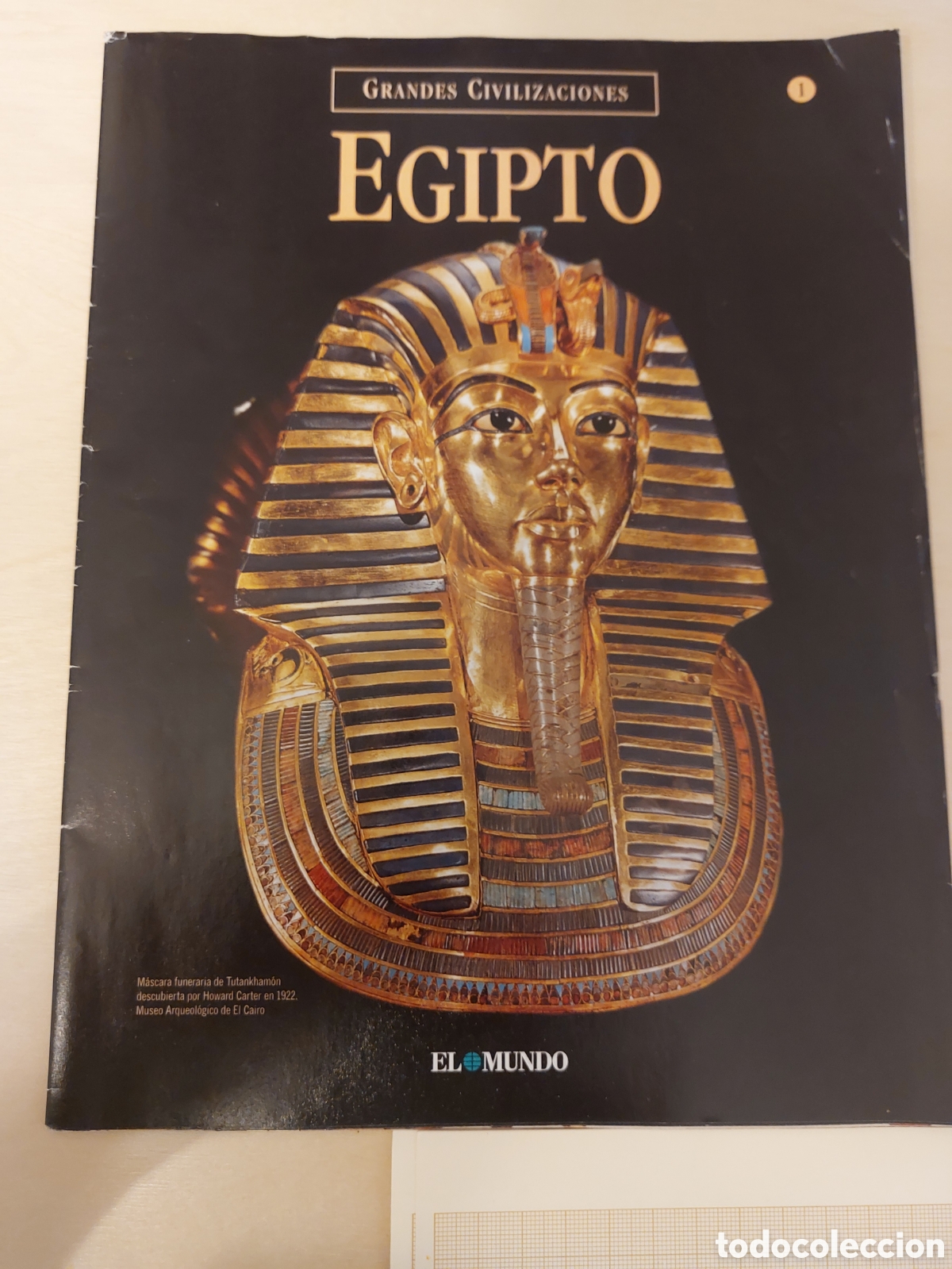 Documentos antiguos: 4 fasc&iacute;culos Egipto grandes civilizaciones el mundo
