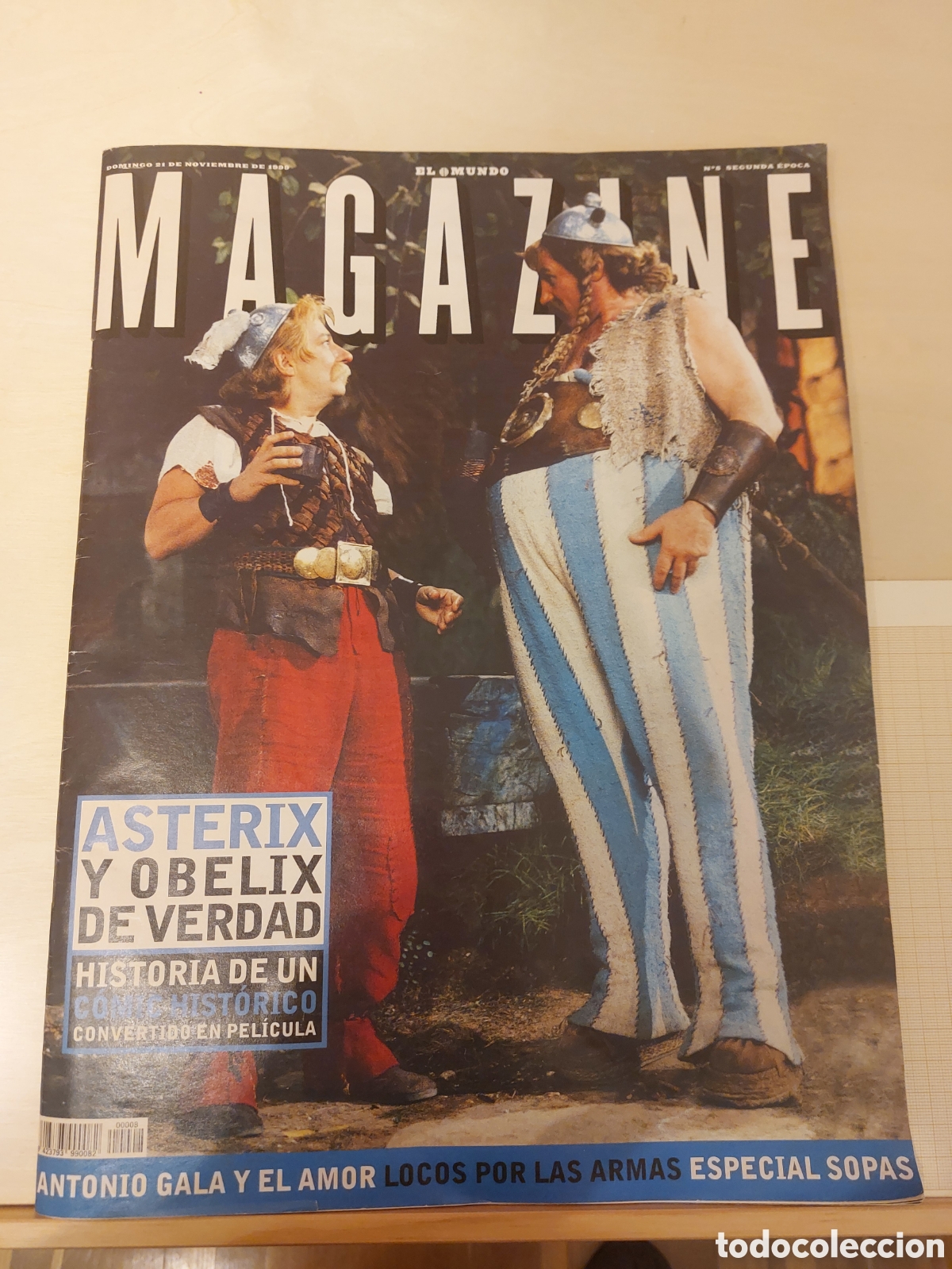Documentos antiguos: Revista magazine el mundo Asterix y Obelix