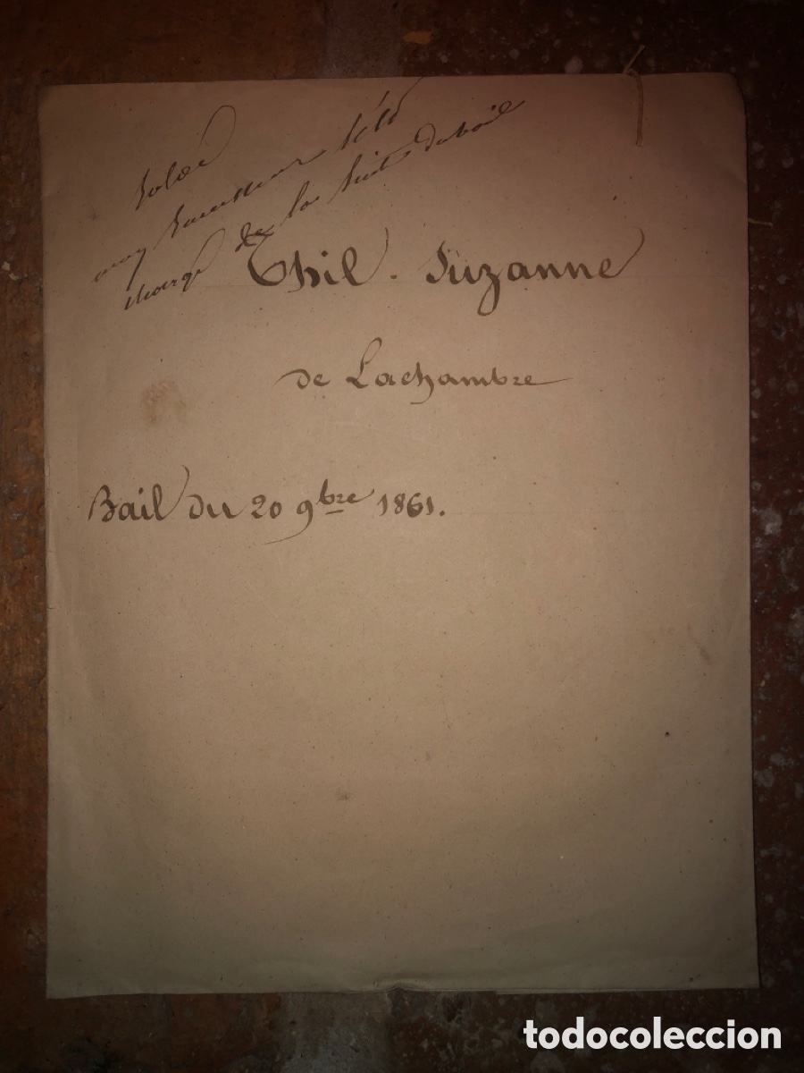 Documentos antiguos: Manuscrito antiguo ( abril 1861) - Foto 2