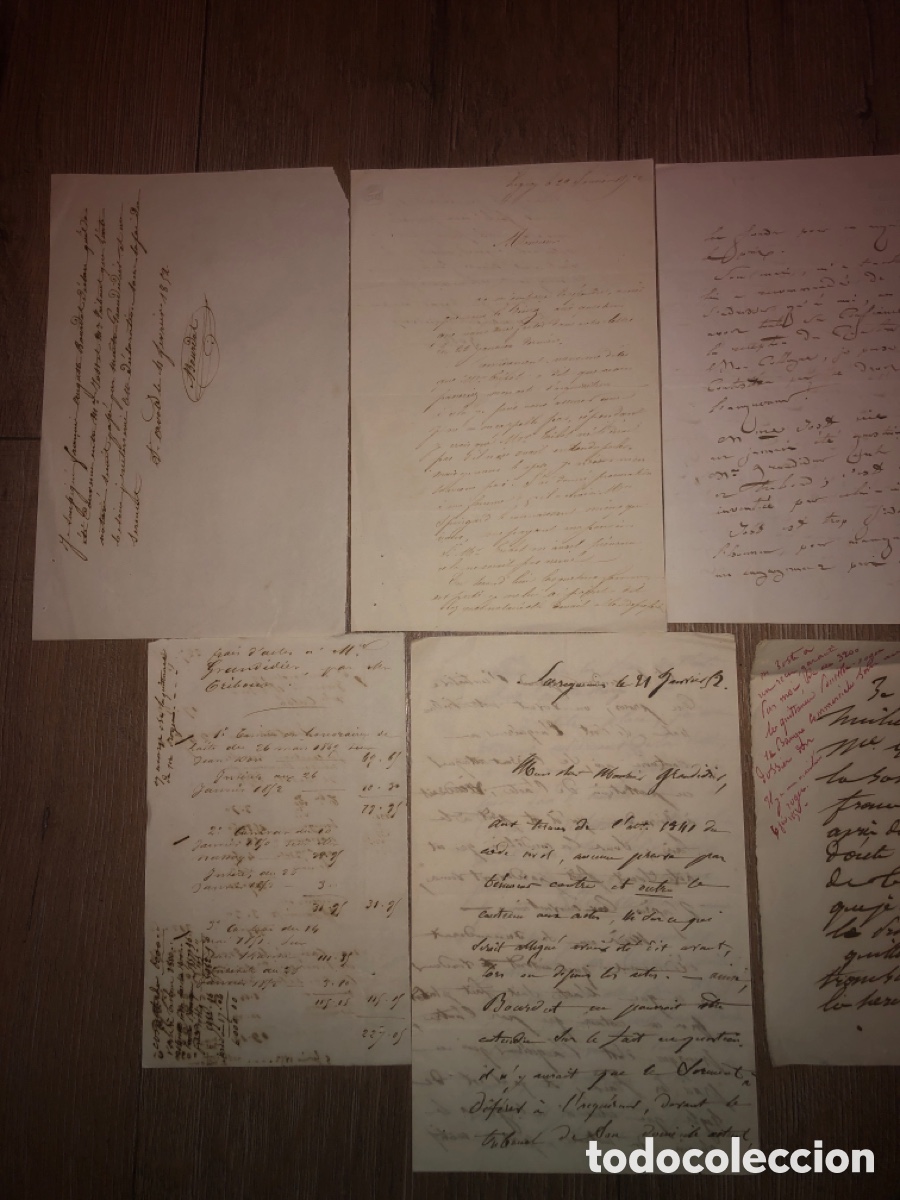 Documentos antiguos: Documentos antiguo (XlX) - Foto 3
