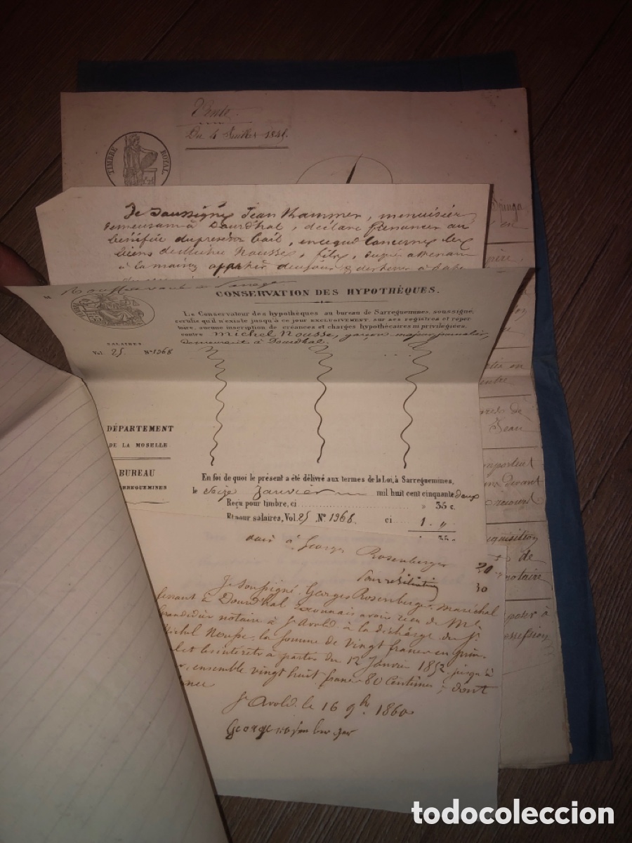 Documentos antiguos: Documentos antiguos 1841 - Foto 4