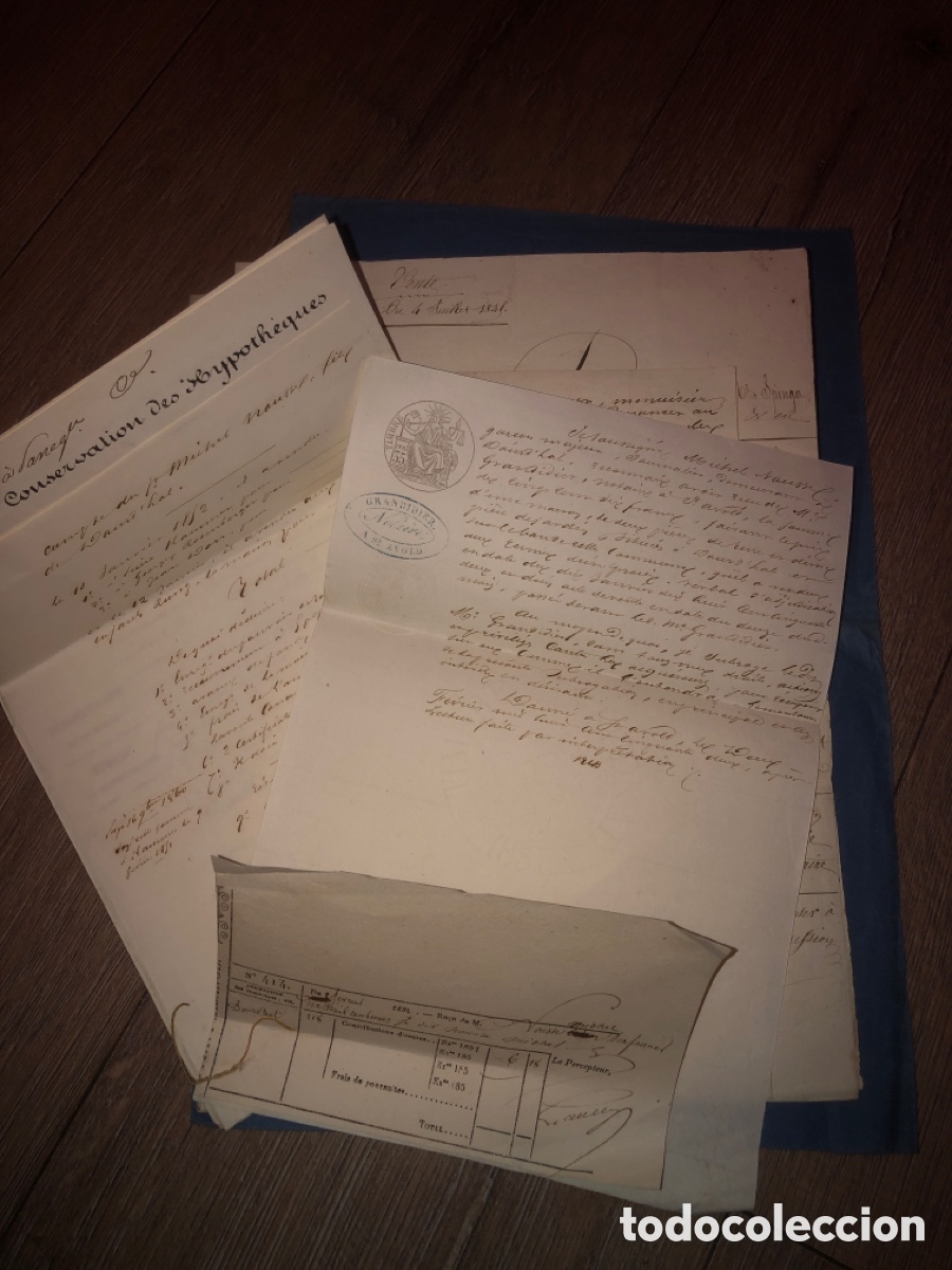 Documentos antiguos: Documentos antiguos 1841 - Foto 8
