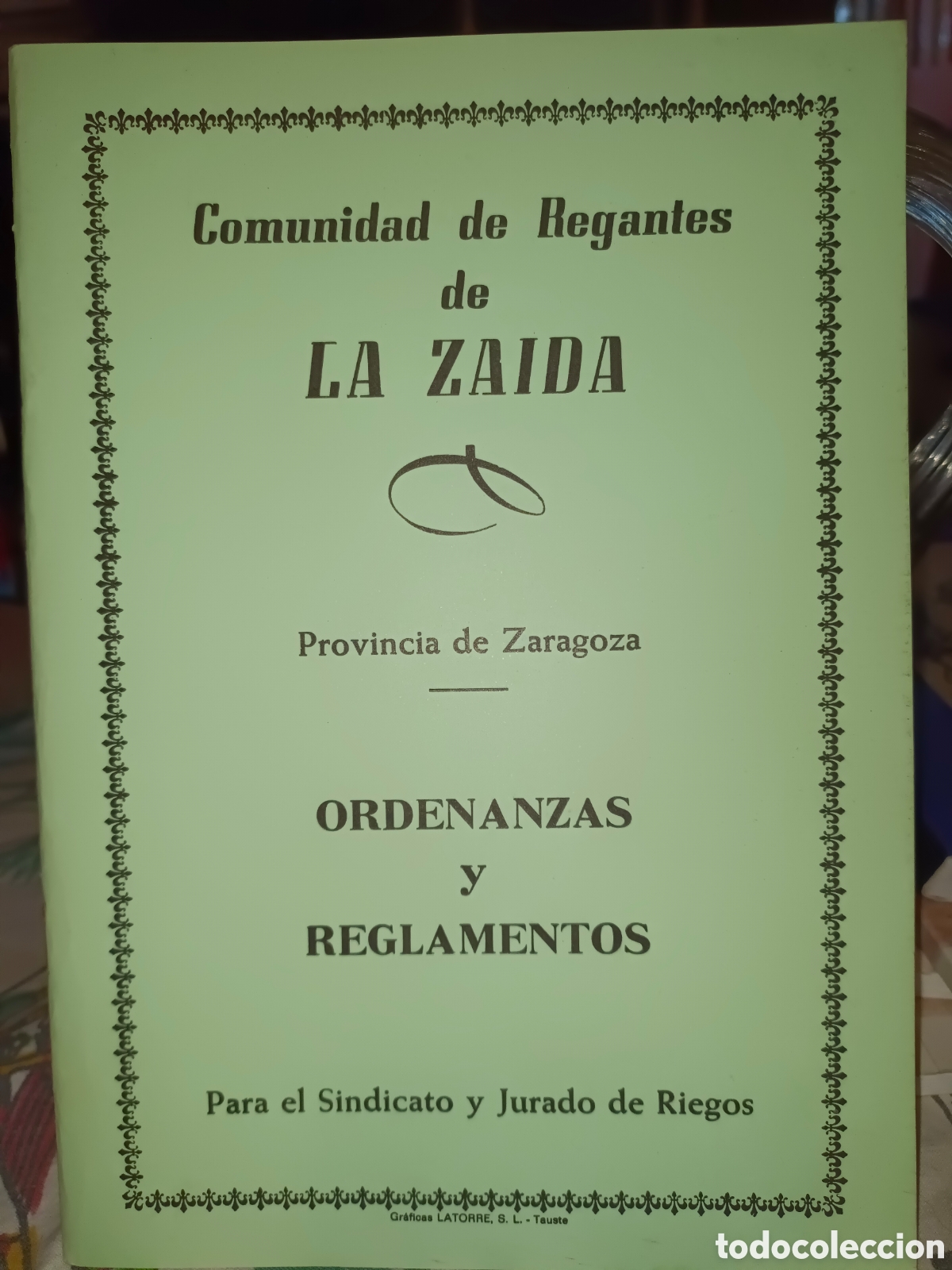 Documentos antiguos: Comunidad de Regantes de La Zaida - Foto 1
