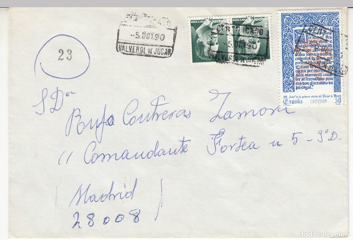 Documentos antiguos: 1990 MATASELLOS CERTIFICADO VALVERDE DE JUCAR - Foto 1