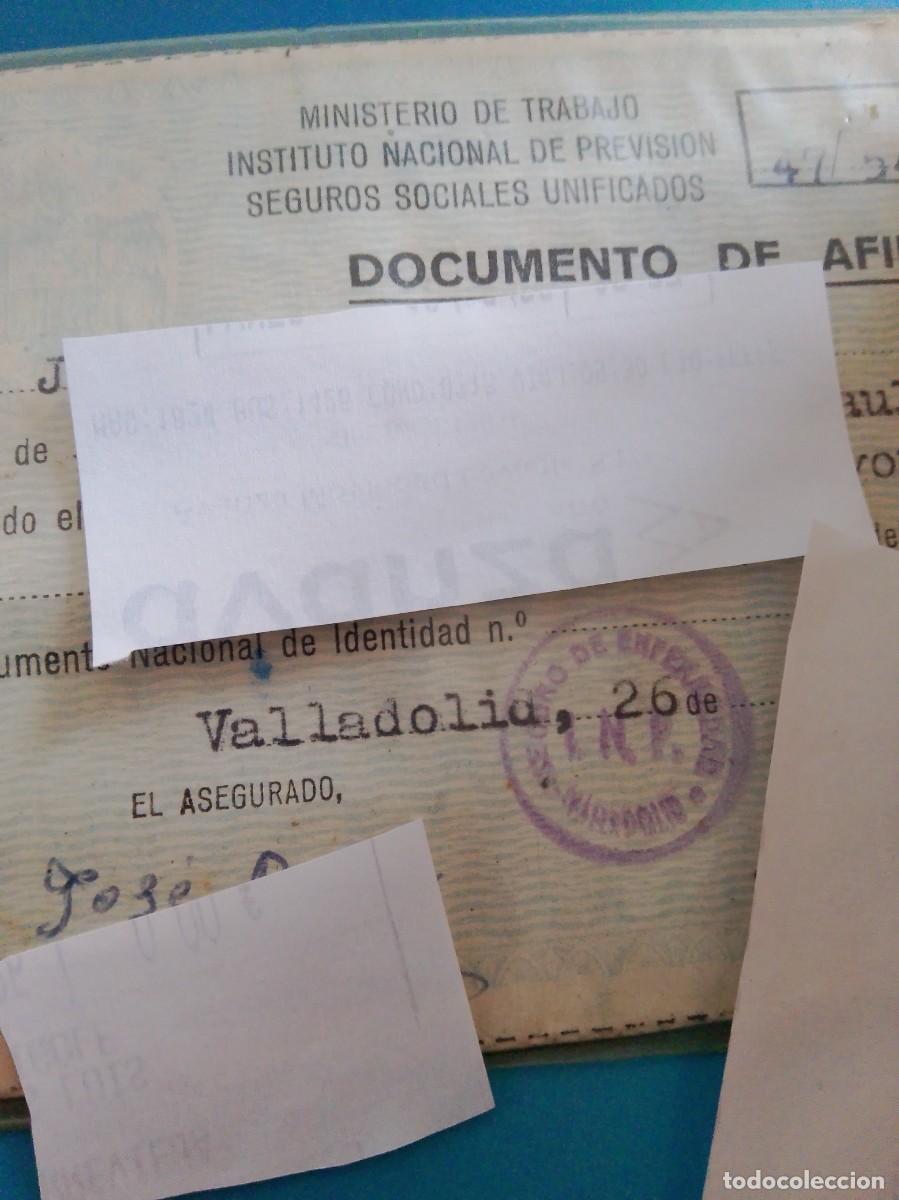 Documentos antiguos: Antiguo documento de afilacion Espa&ntilde;a 1965 - Foto 1