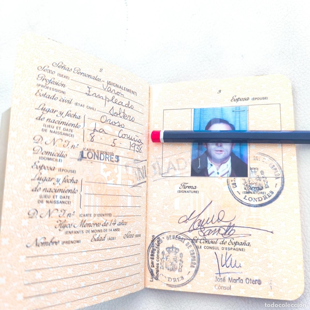 Documentos antiguos: Pasaporte Espa&ntilde;a espa&ntilde;ol 1984 - Foto 2