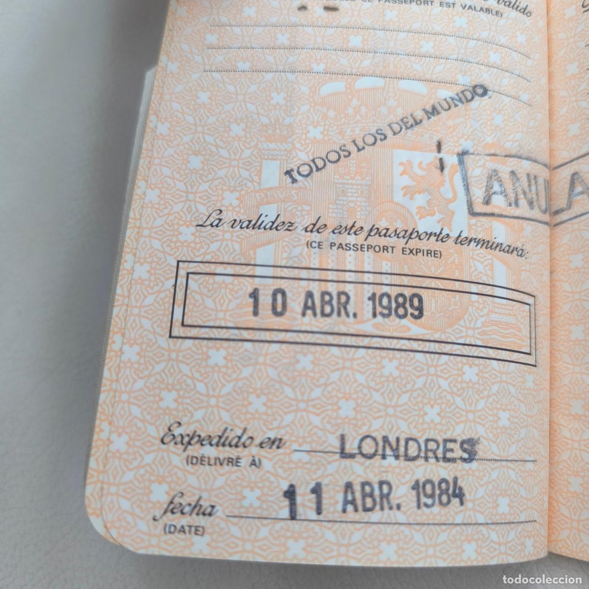 Documentos antiguos: Pasaporte Espa&ntilde;a espa&ntilde;ol 1984 - Foto 3