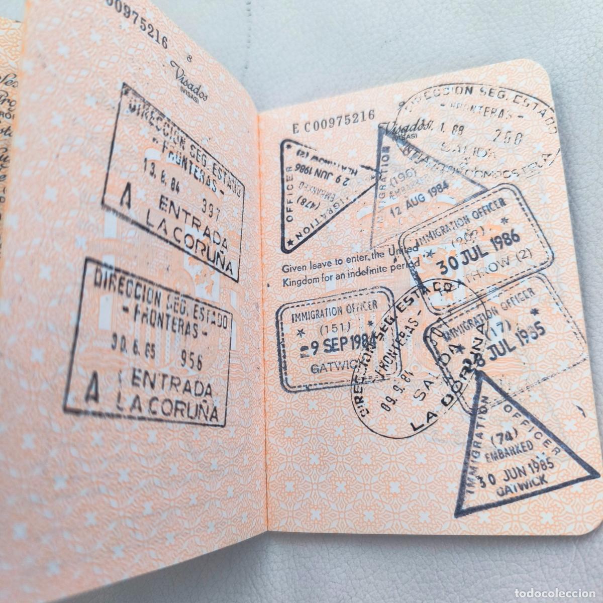 Documentos antiguos: Pasaporte Espa&ntilde;a espa&ntilde;ol 1984 - Foto 5