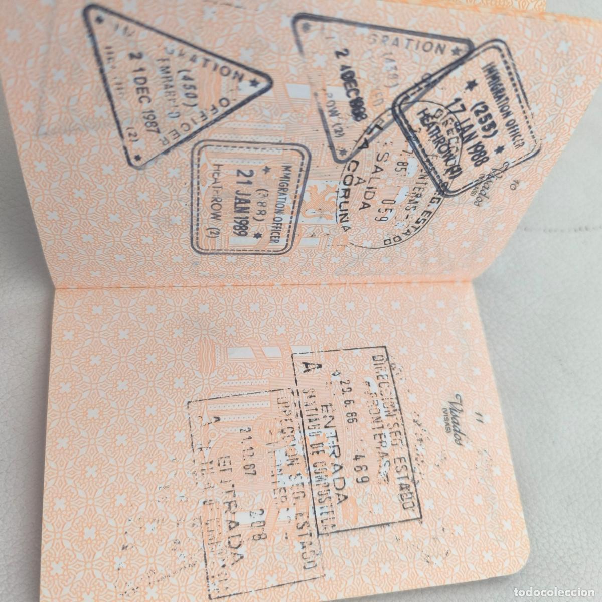 Documentos antiguos: Pasaporte Espa&ntilde;a espa&ntilde;ol 1984 - Foto 6