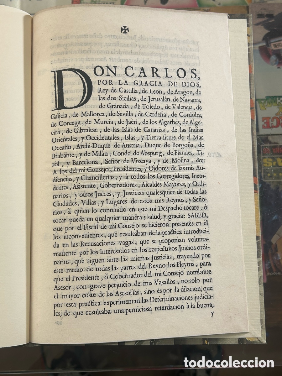 Documentos antiguos: Real C&eacute;dula &ndash; Rentas &ndash; Pleito &ndash; Juicios - Foto 1