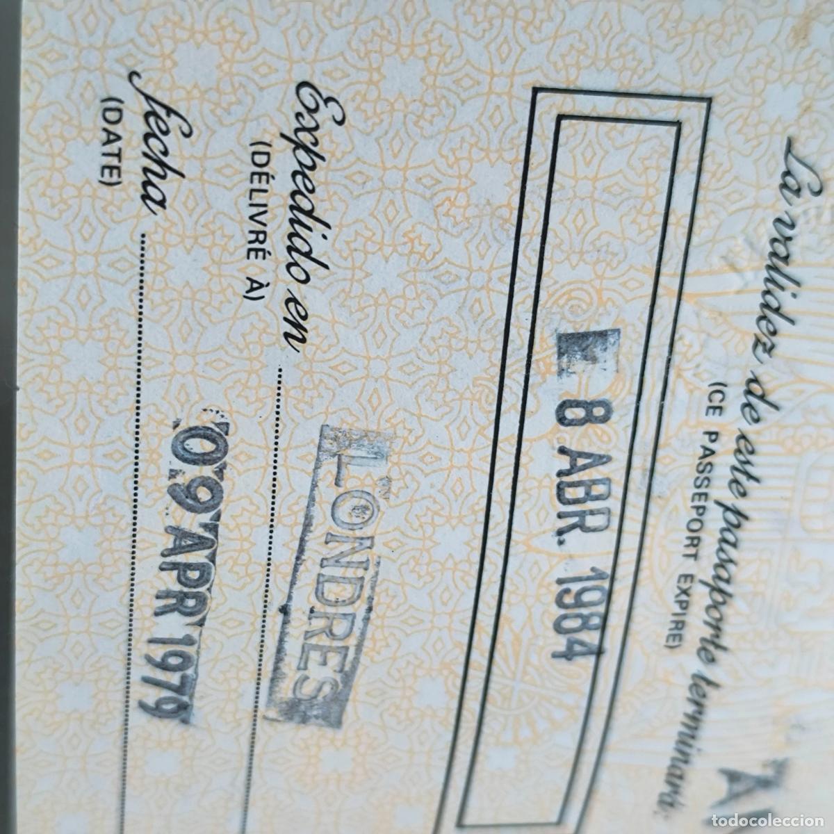 Documentos antiguos: Pasaporte Espa&ntilde;a espa&ntilde;ol 1979 - Foto 3