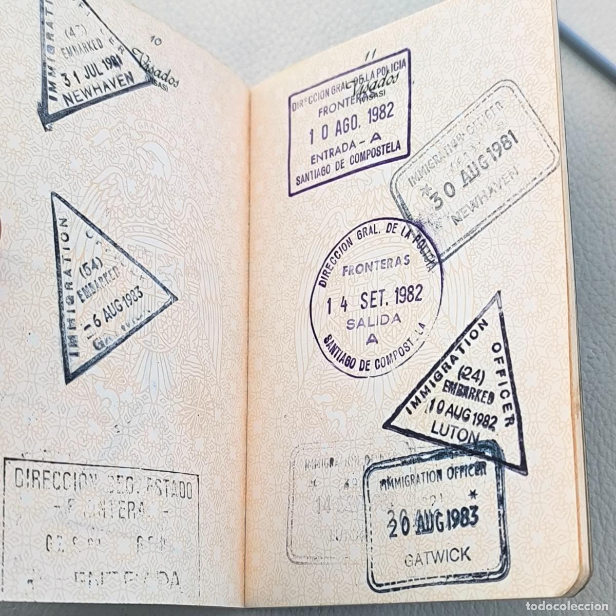 Documentos antiguos: Pasaporte Espa&ntilde;a espa&ntilde;ol 1979 - Foto 6