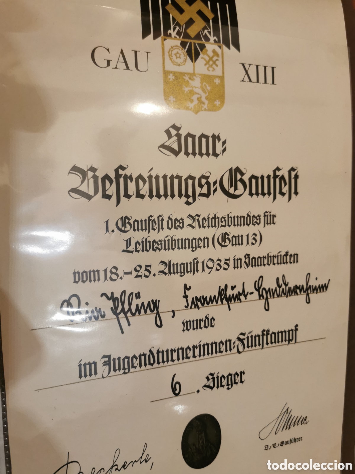 Documentos antiguos: Documentos ORIGINALES SEG. GUERRA ALEMANIA - Foto 4