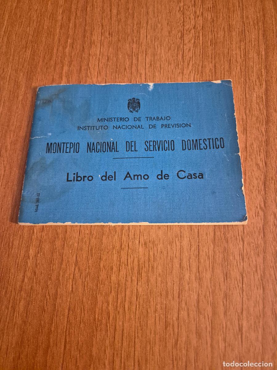 Documentos antiguos: LIBRO DEL AMO DE CASA, CON CUPONES A&Ntilde;O 1960 - Foto 1