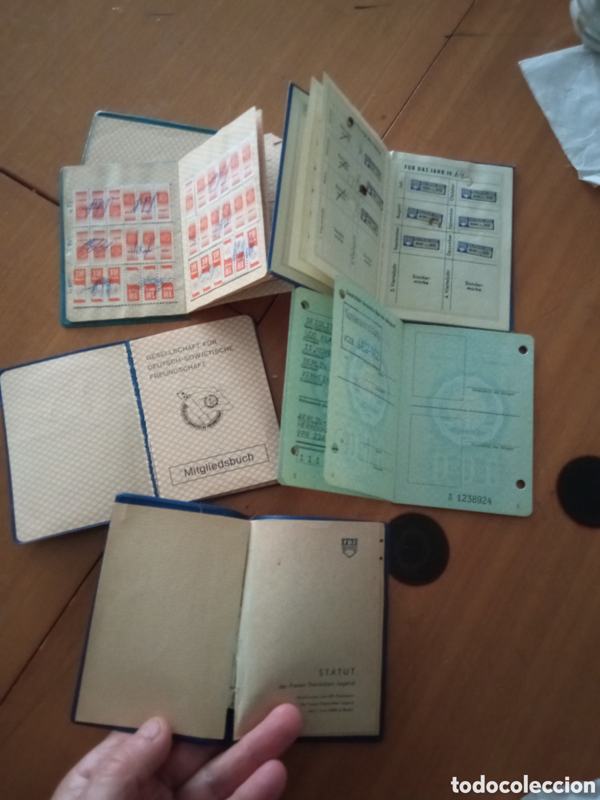 Documentos antiguos: Carnets DDR Alemania Oriental - Foto 2