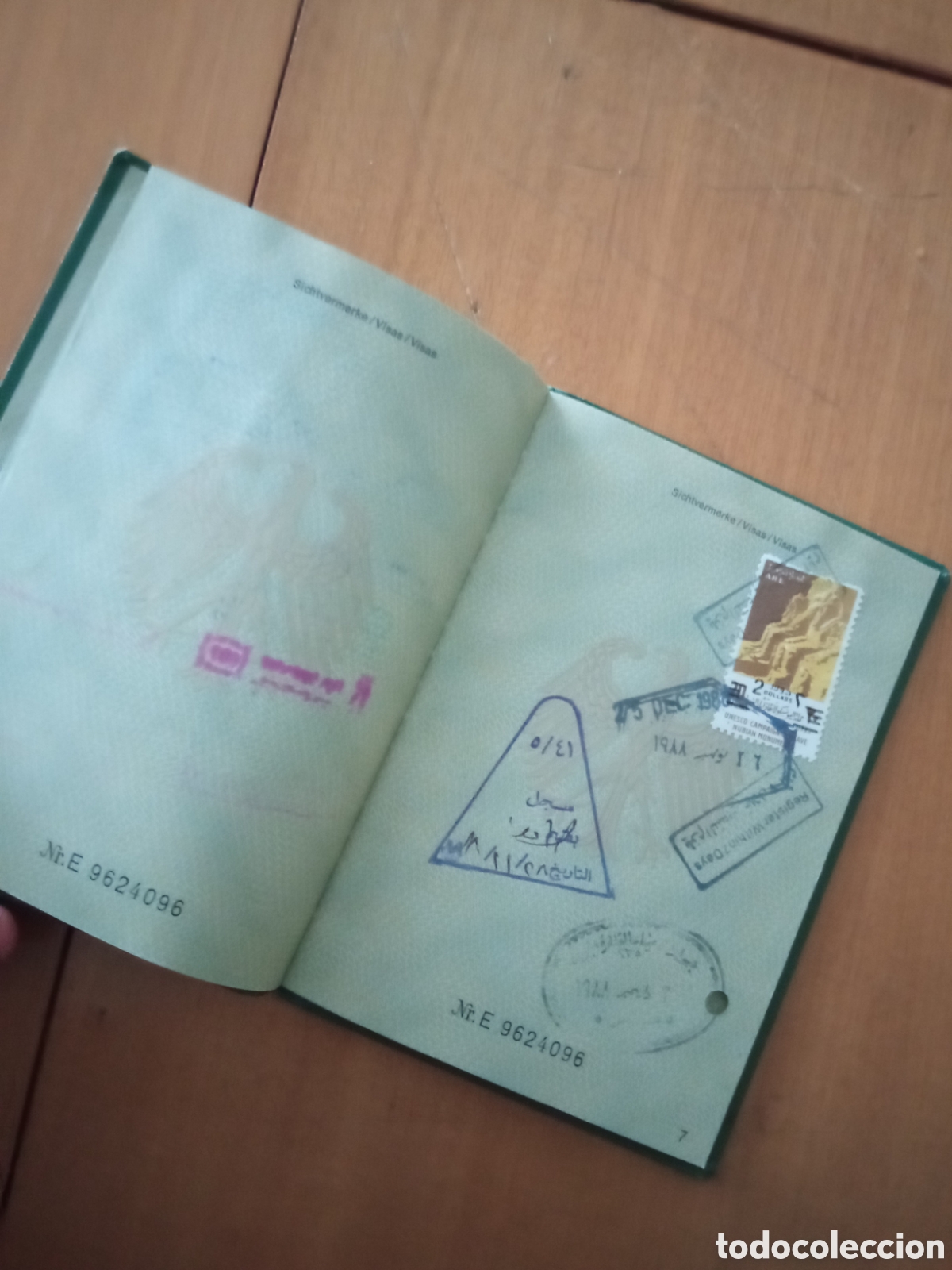 Documentos antiguos: Pasaporte RFA Alemania Federal - Foto 5