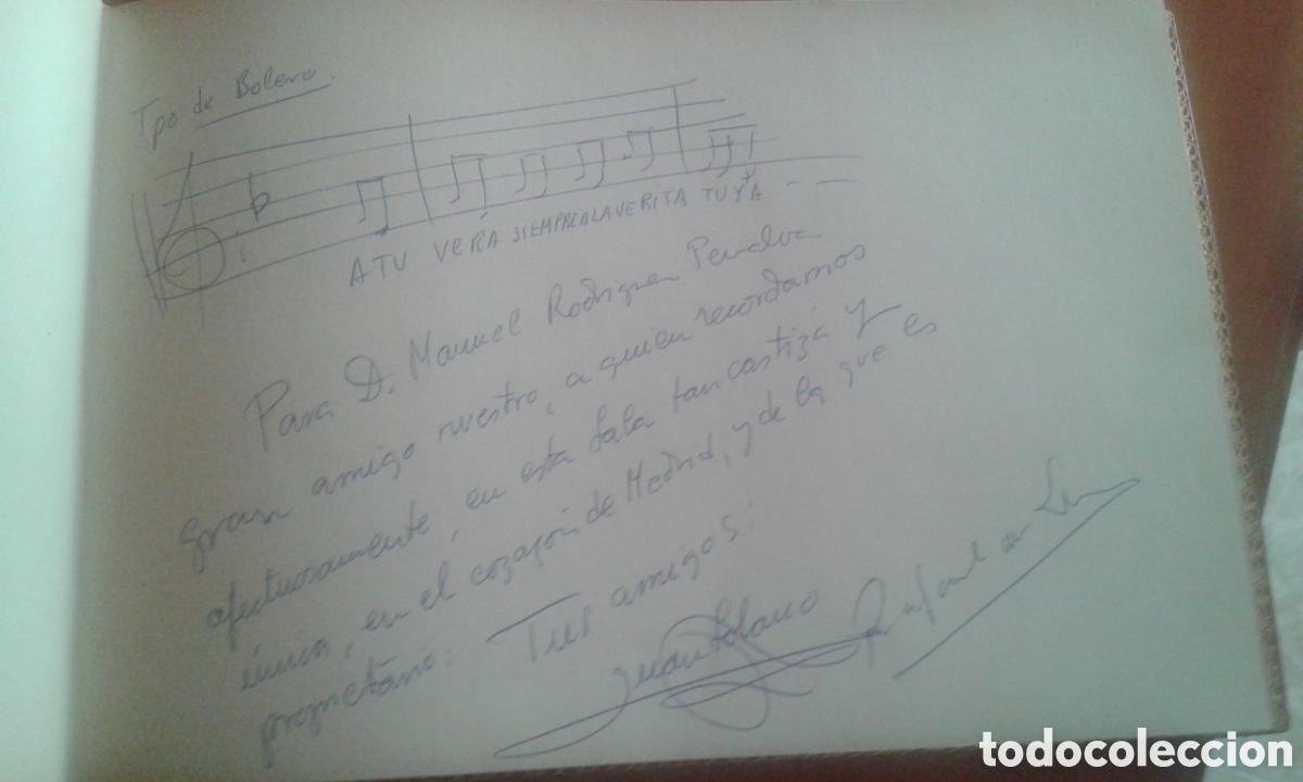 Documentos antiguos: Libro de Oro Molino Rojo Madrid - Foto 9