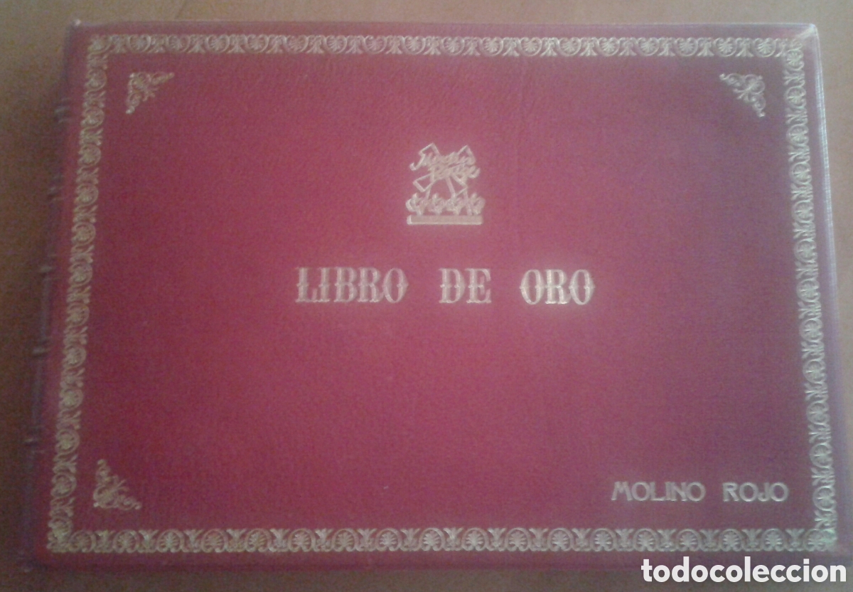 Documentos antiguos: Libro de Oro Molino Rojo Madrid - Foto 1
