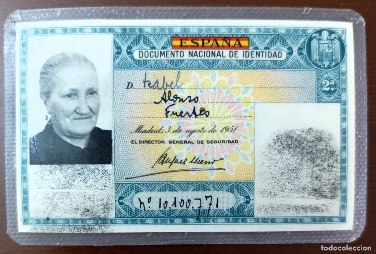 Documentos antiguos: CARNET DNI ANTIGUO. VERDE - Foto 1