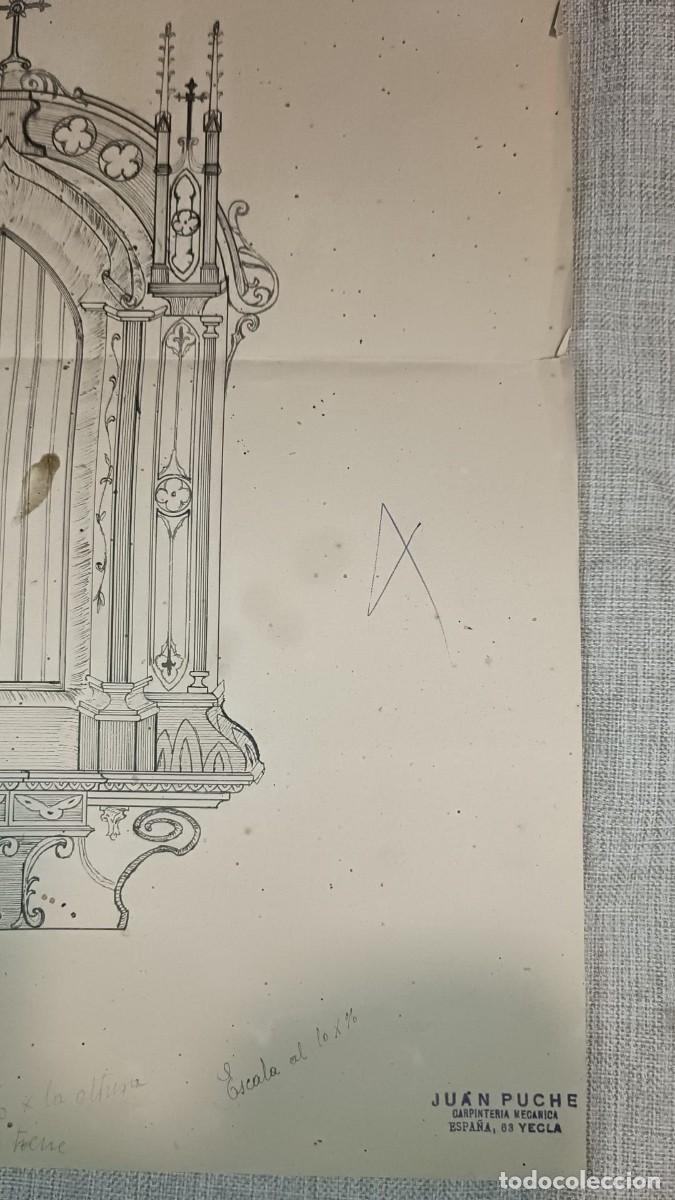 Documentos antiguos: Proyecto de Retablo Neog&oacute;tico (Siglo XIX) - Foto 4