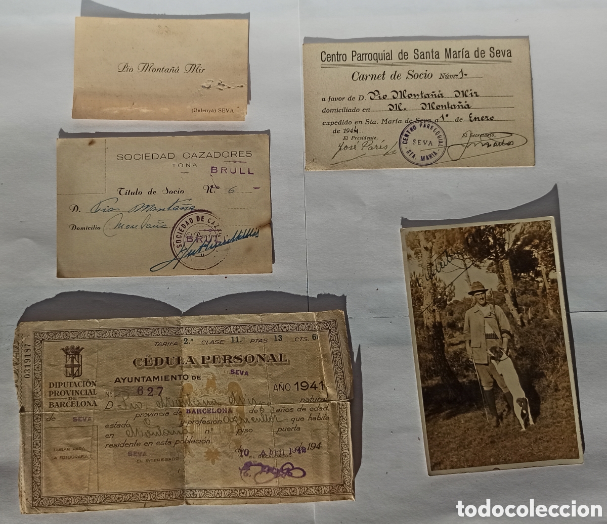 Documentos antiguos: lote documentos varios - Foto 3